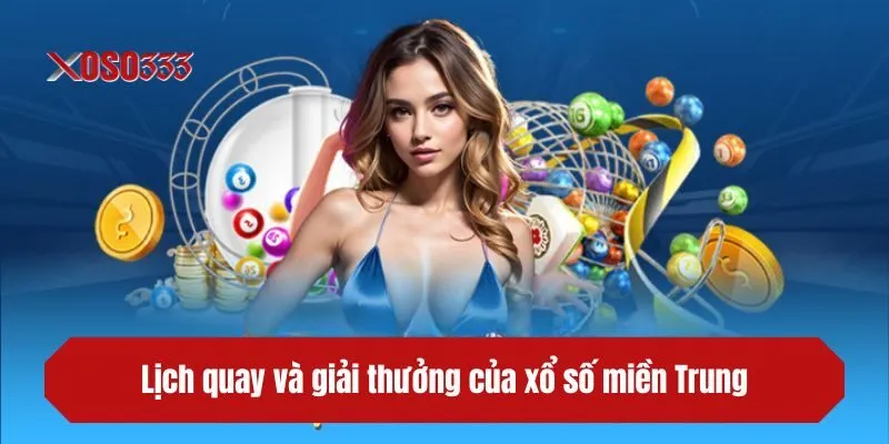 Lịch quay và giải thưởng của xổ số miền Trung