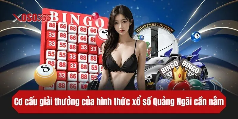 Cơ cấu giải thưởng trong xổ số Quảng Ngãi