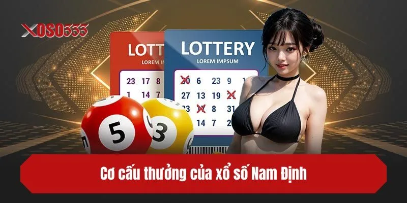 Cơ cấu thưởng của xổ số Nam Định
